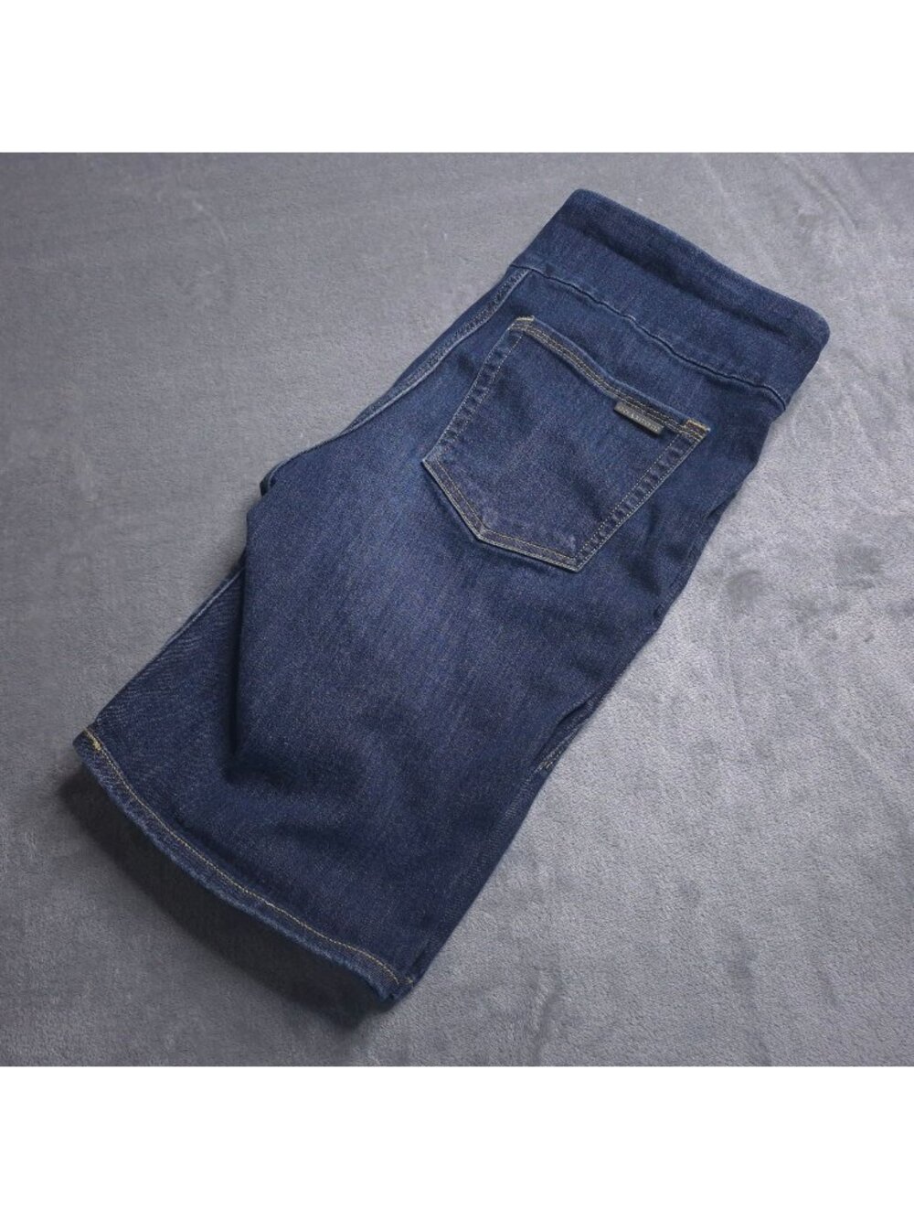 Rock & Republic Denim Rx Fever Pull On Shorts 16 Mid Rise Dark Wash Stretch